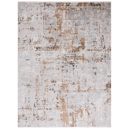 Safavieh 2 ft.-2 in. x 4 ft. Shivan 700 Power Loomed Rectangle Area Rug Grey & Gold SHV723G-24